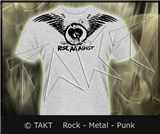 Tricko Rise Against - Paper Wings šedé