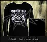 Tričko s dlouhým rukávem Machine Head - Clasic Crest