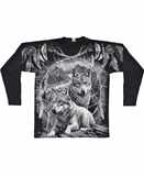 Tričko s dlouhým rukávem Wolves Dreamcatcher - All Print