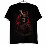 Tričko s lebkou Samuraj s katanou