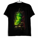 Tričko s lebkou - Zelený elixír smrti