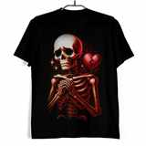 Tričko s lebkou - Zlomené srdce