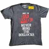 Tričko SEX PISTOLS - Never Mind The Bollocks - šedé