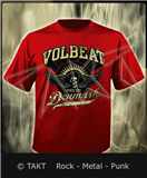 Tričko Volbeat - Rise From Denmark červené
