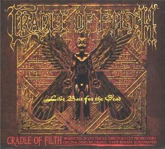 2CD CRADLE OF FILTH - Live Bait For The Dead - 2002