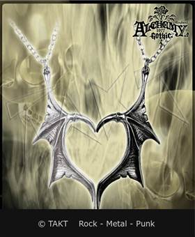 2x Přívěšek Alchemy Darkling Heart - Komplet