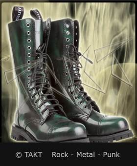 Boty 14 dírek Altercore 552 zeleno / černé