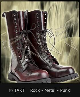 Boty 14 dírek Altercore Burgundy / kaštanové