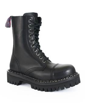 Boty Steadys 10 dírek - Podrážka Monster - černé