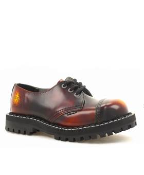 Boty STEEL 3 dírky - žluto / červeno / černé