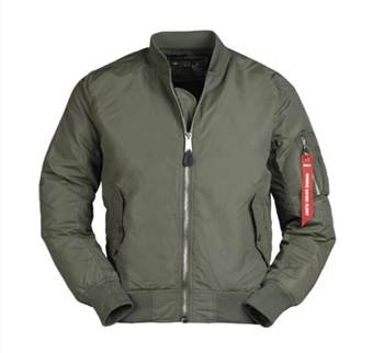 Bunda MA1 Flight Jacket – Oliv