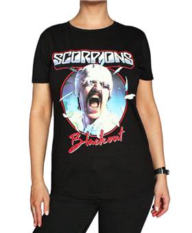 Dámské tričko Scorpions - Blackout