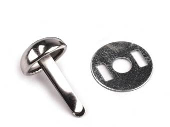 Dvounožkový hřeb / kovové nožičky / kulatý / průměr 12 mm