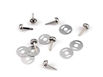 Dvounožkový hřeb / kovové nožičky / kulatý / průměr 8 mm