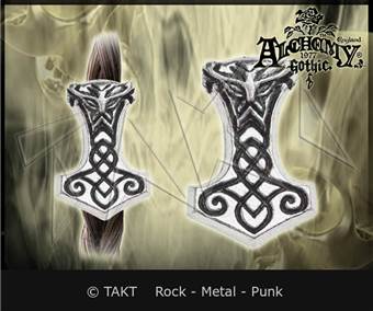 Korálek na bradu Alchemy Thor Hammer