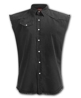 Košile bez rukávu Work Shirt černá - Spiral Direct