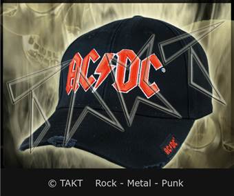 Kšiltovka AC/DC - Logo červené