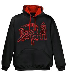 Mikina klokan Death - scream Bloody Gore 2 Red