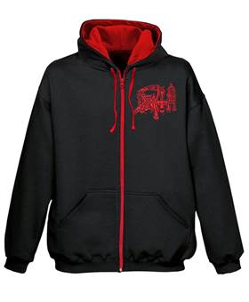 Mikina se zipem Death - Sound Of Perseverance 2 Red