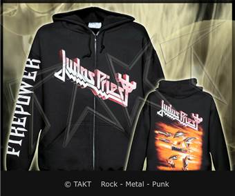 Mikina se zipem Judas Priest - Firepower