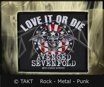 Nášivka Avenged Sevenfold - Love It Or Die