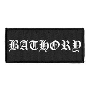 Nášivka Bathory - Logo - bílé