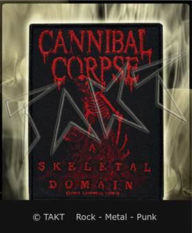 Nášivka Cannibal Corpse - A Skeletal Domain