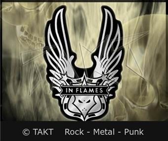 Nášivka In Flames - Winged Logo