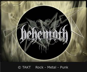 Nášivka kulatá Behemoth - Logo