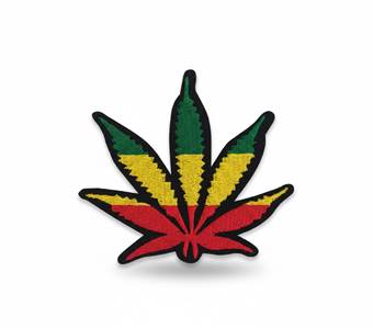 Nášivka list – Rasta barvy