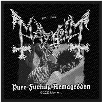 Nášivka Mayhem - Pure Fucking Armageddon