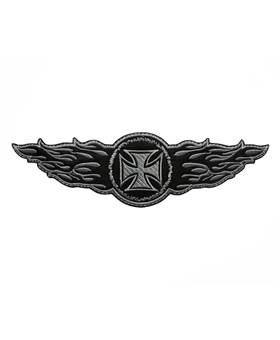 Nášivka motorkářská Kříž 03