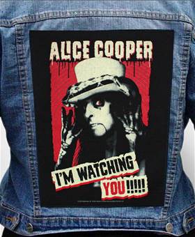 Nášivka na bundu Alice Cooper - Im Watching You