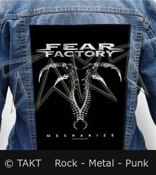 Nášivka na bundu Fear Factory - Mechanize