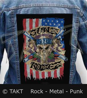 Nášivka na bundu Guns N Roses - Skull Flag