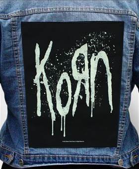 Nášivka na bundu Korn - Splatter Logo