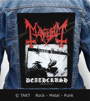 Nášivka na bundu Mayhem - Deathcrush