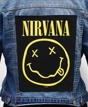 Nášivka na bundu Nirvana - Smiley