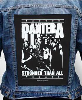 Nášivka na bundu Pantera - Stronger Than All Band
