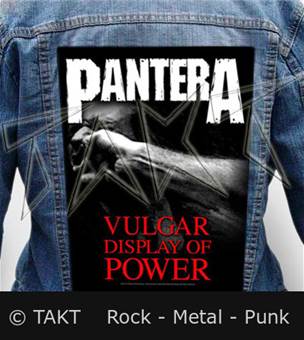Nášivka na bundu Pantera - Vulgar Display Of Power