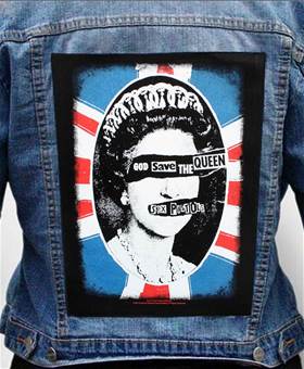 Nášivka na bundu Sex Pistols - God Save The Queen