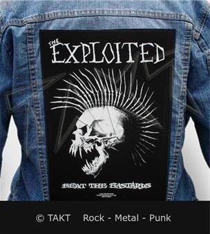 Nášivka na bundu The Exploited - Beat The Bastards
