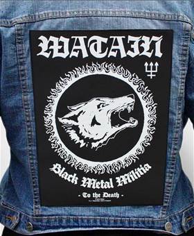 Nášivka na bundu Watain - black Metal Militia