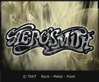 Nášivka - Nažehlovačka Aerosmith - Logo stříbrné