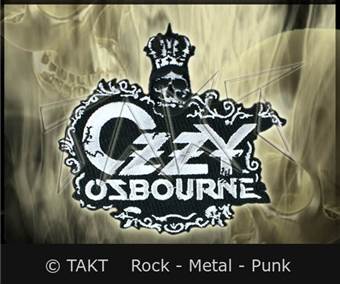 Nášivka - Nažehlovačka Ozzy Osbourne - Crest Logo