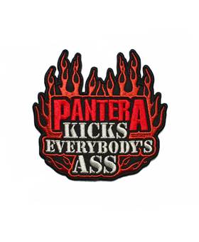Nášivka - Nažehlovačka Pantera - Kicks Everybodys Ass