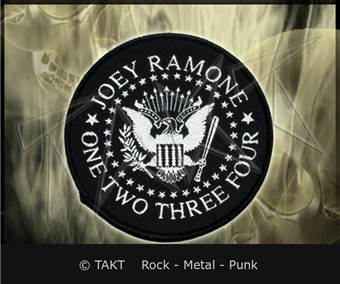 Nášivka Ramones - Joey Ramone