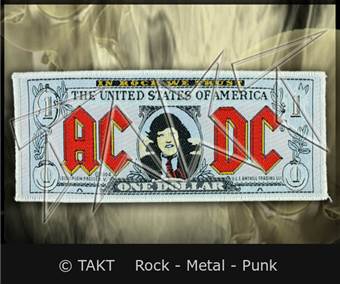 Nášivka velká AC/DC - Banknot
