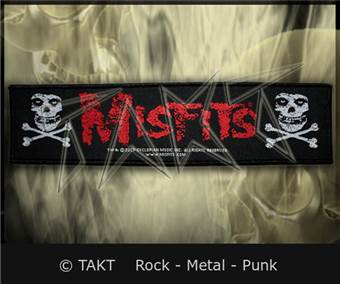 Nášivka velká Misfits - Skulls