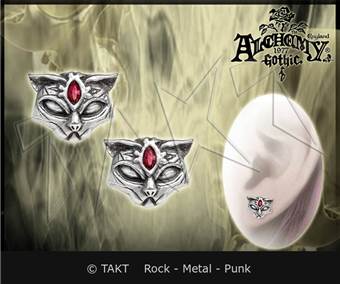 Náušnice Alchemy Sacred Cat